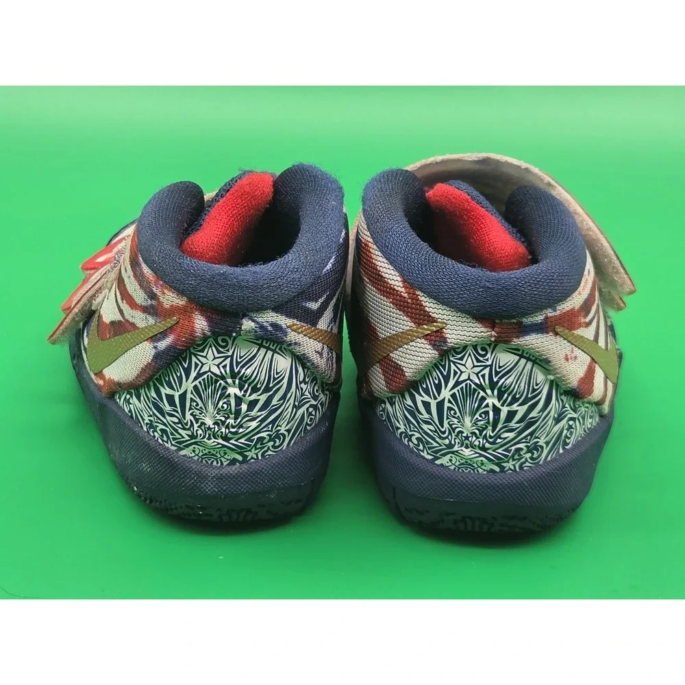 Nike Toddler KYBrid S2 TDV Tie Dye Basketball Shoes DA2324-400 USA Blue Size 6C